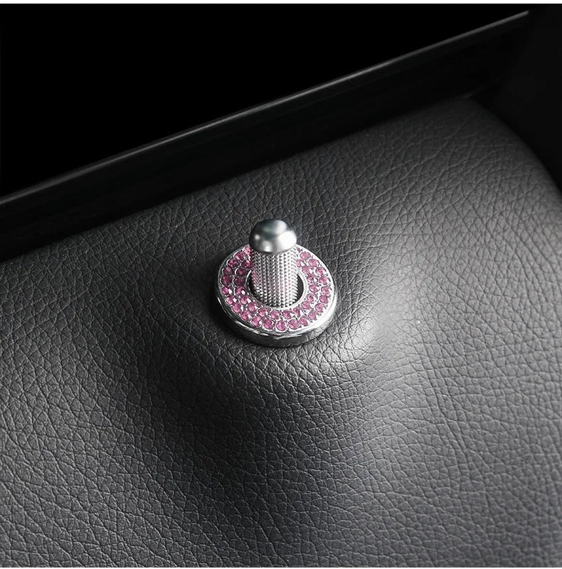 Crystal Car Door Lock Pin Covers for Mercedes-Benz