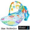 Baby Kick and Play Piano Tummy Time Mat with Detachable Toys