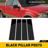 Set of four glossy black pillar posts for a Ford F-150 truck.