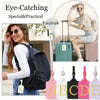 PU Leather Luggage Tag with Privacy Cover