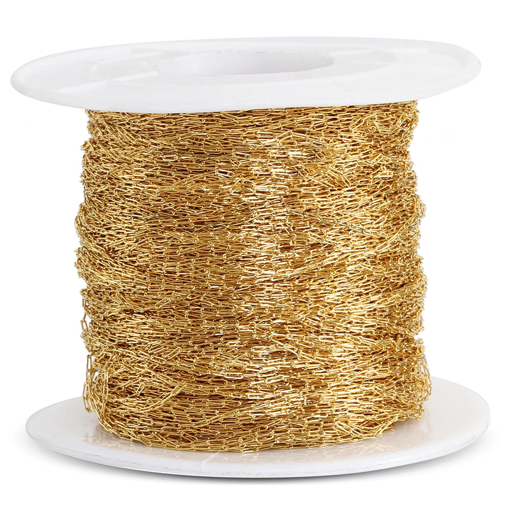Gold Stainless Steel Cable Chain for Jewelry Making