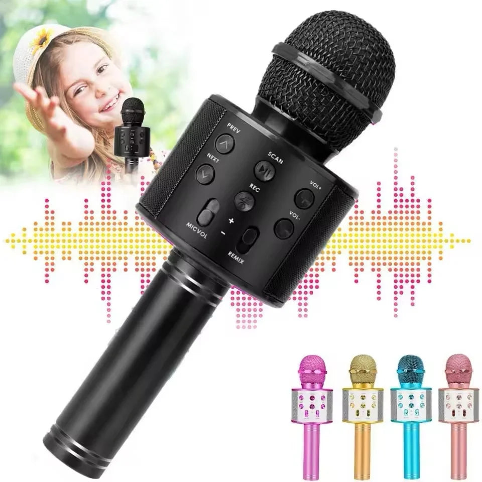5-in-1 Karaoke Microphone & Bluetooth Speaker
