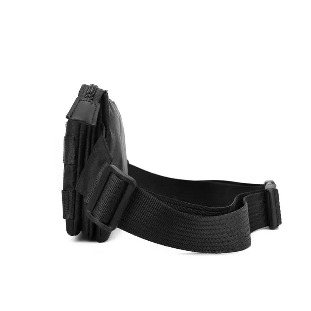 Vintage Style Crossbody Chest Bag for Men – Compact Nylon Shoulder Pack
