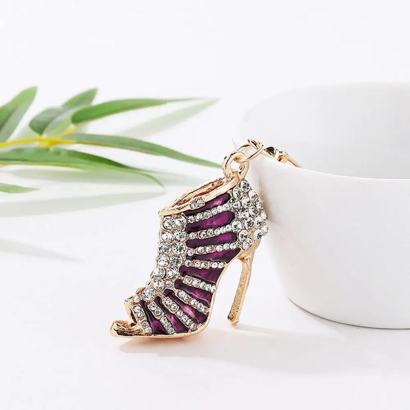 Porte-clés Talon Haut Strass