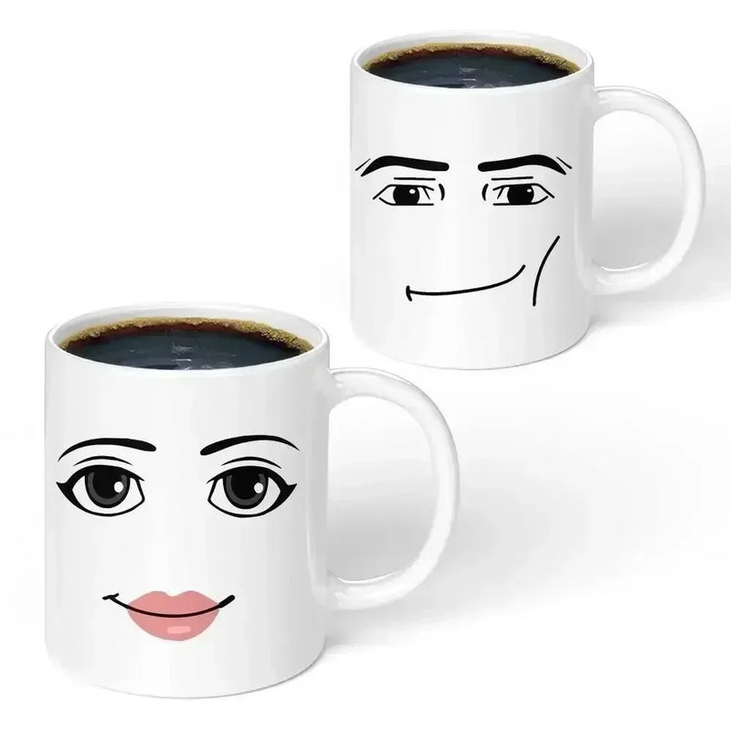 Keramik-Kaffeebecher mit Händedruck-Griff