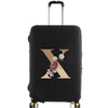 Elastic Luggage Cover with Gold Letter Design