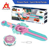 Infinity Nado Spirit Wind Panda Metal Spinning Top Set with Sword Launcher