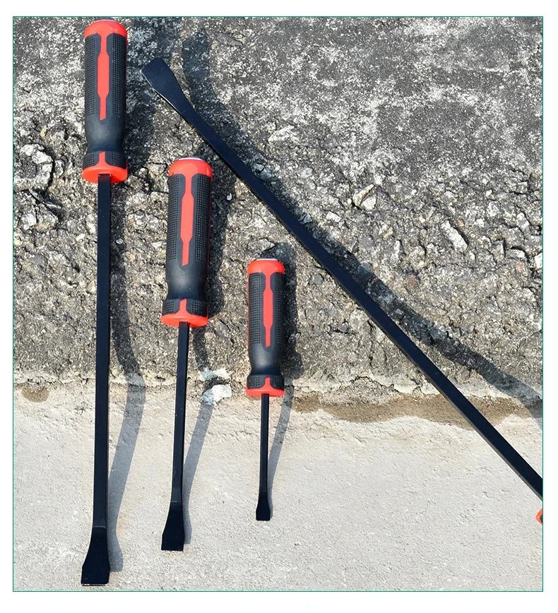Heavy-Duty Pry Bar with Strike Cap and Nail Puller