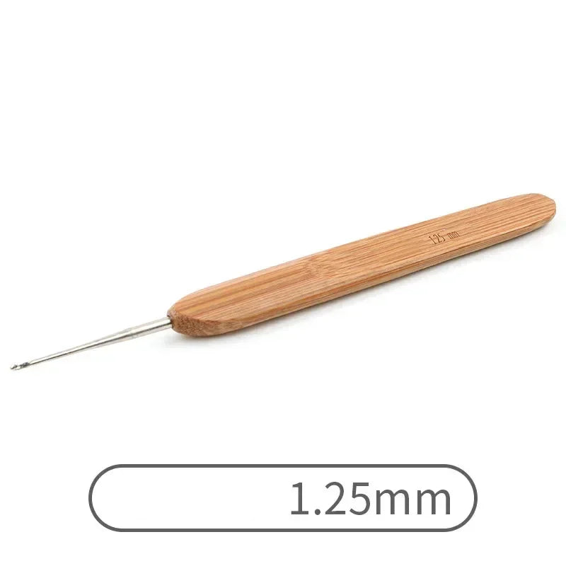 Bamboo Handle Crochet Hooks Set (0.5mm–6.0mm)