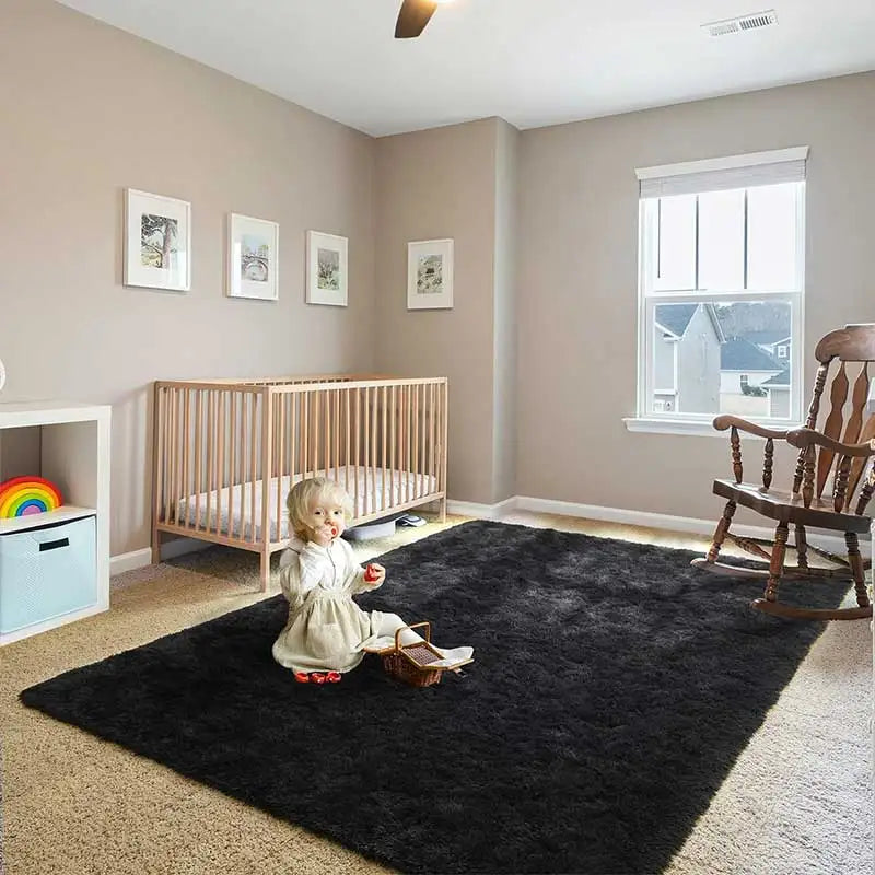 Plush Shag Area Rug – Soft, Cozy, and Modern