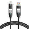 4-in-1 Fast Charging Cable with USB-C & Lightning Connectors – 66W