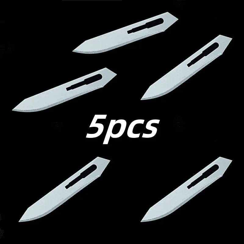 Stainless Steel Folding Utility Knife with Pocket Clip