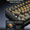 A close-up view of a high-performance magnetic switch component for a mechanical keyboard