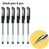 Smooth 0.5mm Gel Pen Set with Refills (Black, Blue, Red)