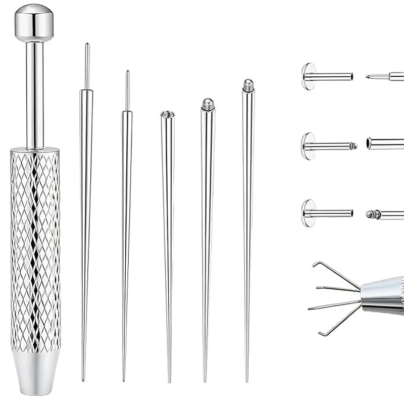 Stainless Steel Jewelry Piercing Tool Kit