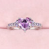 Dainty Heart Cubic Zirconia Ring