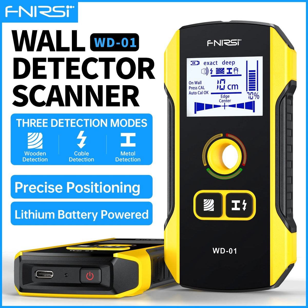 Multifunctional Wall Scanner with LCD Display