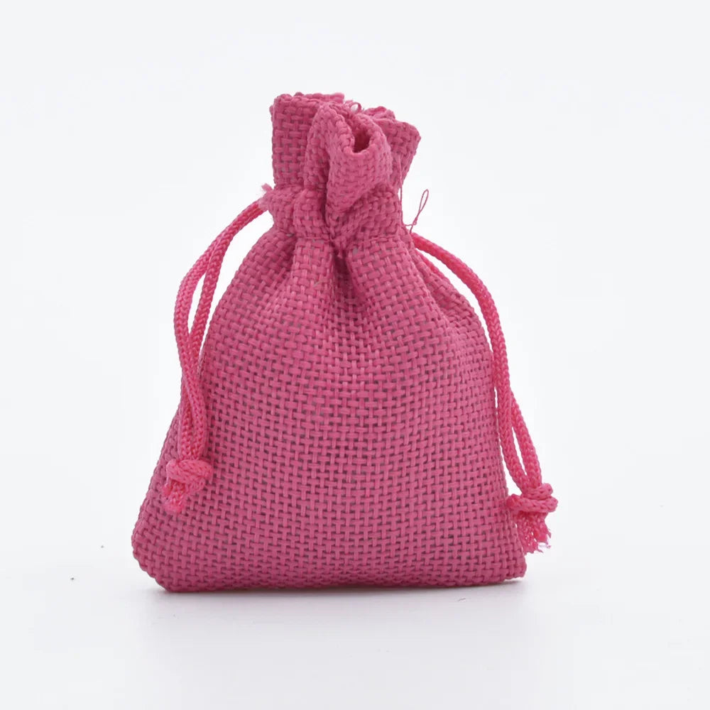 Natural Jute Gift Bags with Drawstring (5 Sizes)