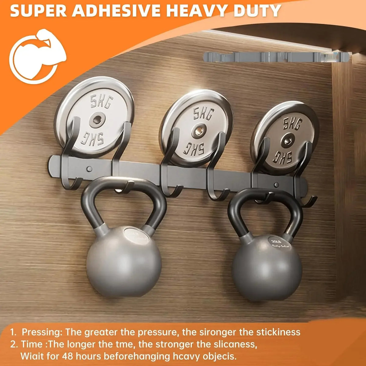 Heavy Duty Double Sided Adhesive Pads (48 Pack) – Strong, Removable, Waterproof