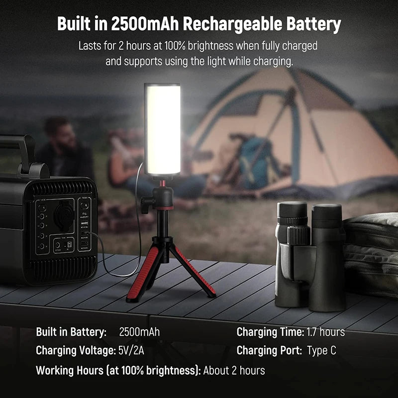 Magnetic Handheld RGB Light Wand for Photography & Video