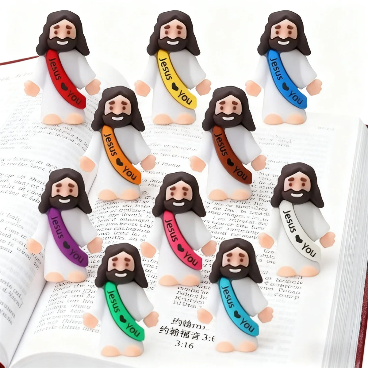 Mini Religious Figurine Set for Christmas and Easter Decor