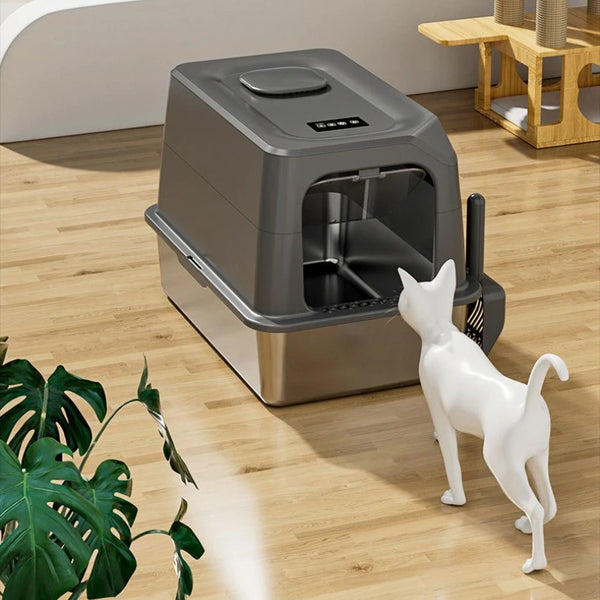 Automatic Self-Cleaning Cat Litter Box