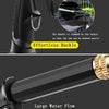 Close-up of a black high-pressure car wash gun showing the handle clamp and thickened barrel for large water flow
