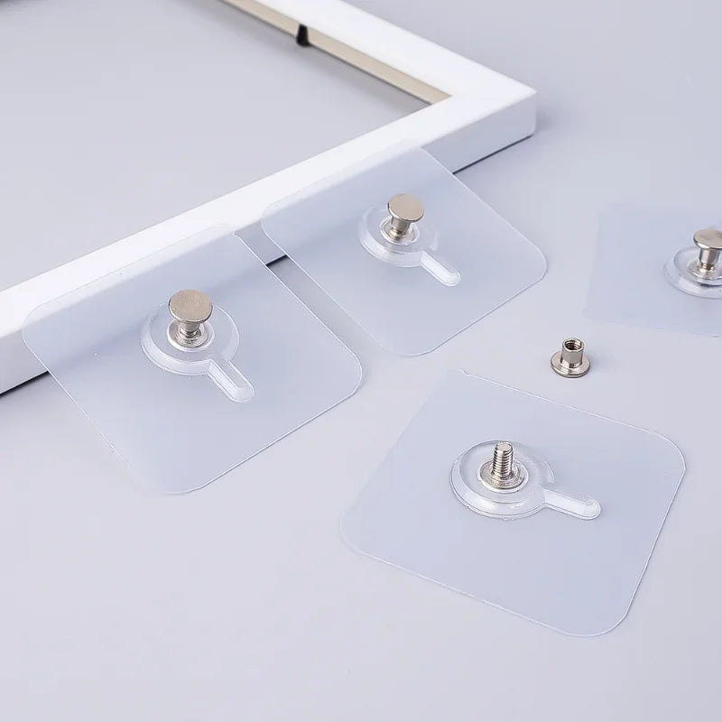 Adhesive Wall Hooks for Hanging Pictures and Decor