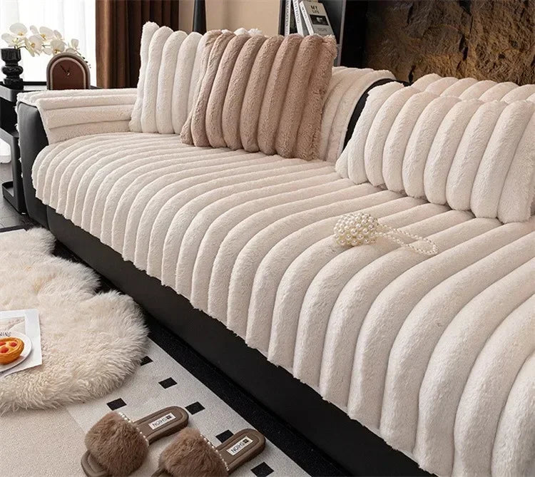 Plush Non-Slip Sofa Cushion for Warmth and Protection