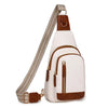 Elegant PU Leather Crossbody Sling Bag for Women