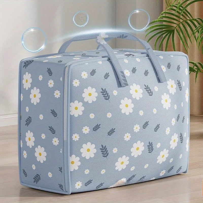 Large Foldable Blanket Storage Bags for Comforters and Bedding