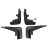 Set of black front and rear mud flaps for Mazda CX-30, including two separate pieces.