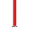 A vertical strip of flexible red PVC material, 20mm wide and 3 meters long.