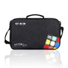 Black QiYi Speed Cube 3x3 puzzle with a magnetic carrying case.