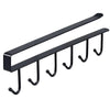 Wall-Mounted Hat Rack with 6 Hooks