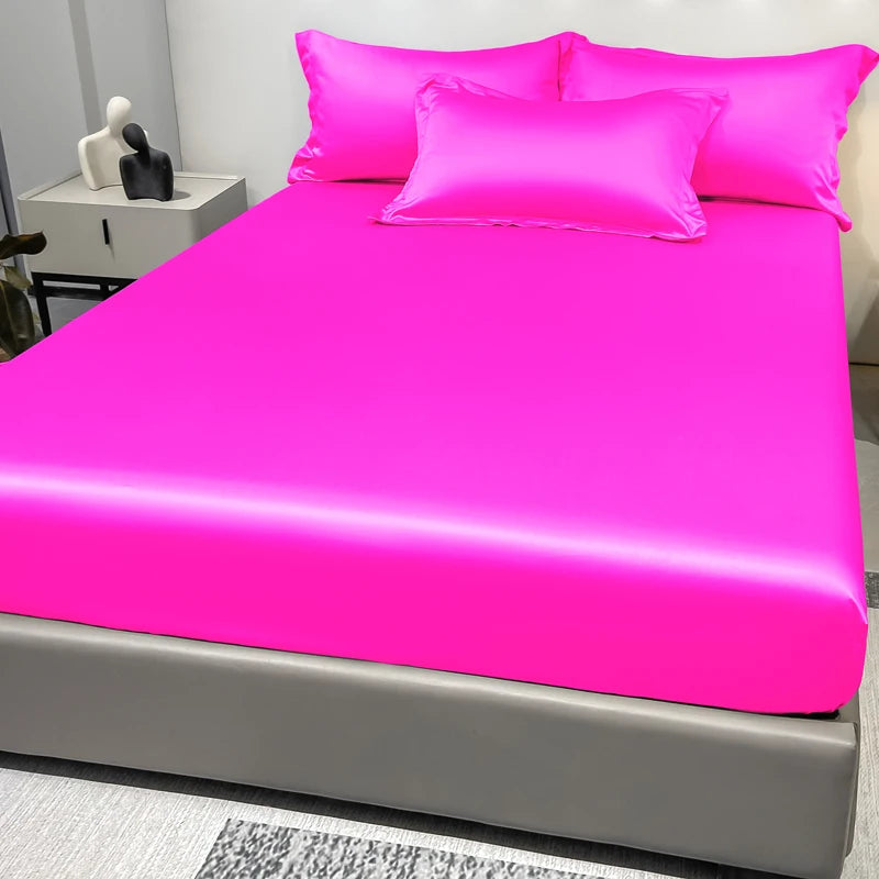 Luxury Satin Fitted Bed Sheet