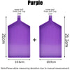Purple diamond painting organizer kit showing two parts of a storage case with different heights and widths.