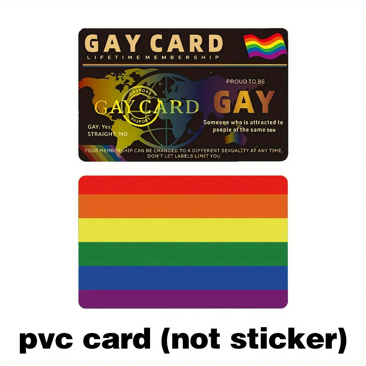 Tarjeta de Identificación de Membresía de Por Vida Pride