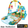 Musical Activity Gym with Kick-and-Play Piano for Babies
