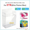 Clear plastic protector case for Elite Trainer Boxes available in 5 or 10 pieces