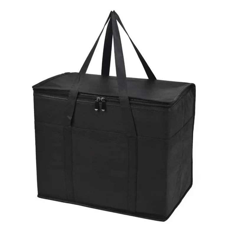 Large Capacity Insulated Grocery Bag – Foldable & Reusable Thermal Cooler Tote