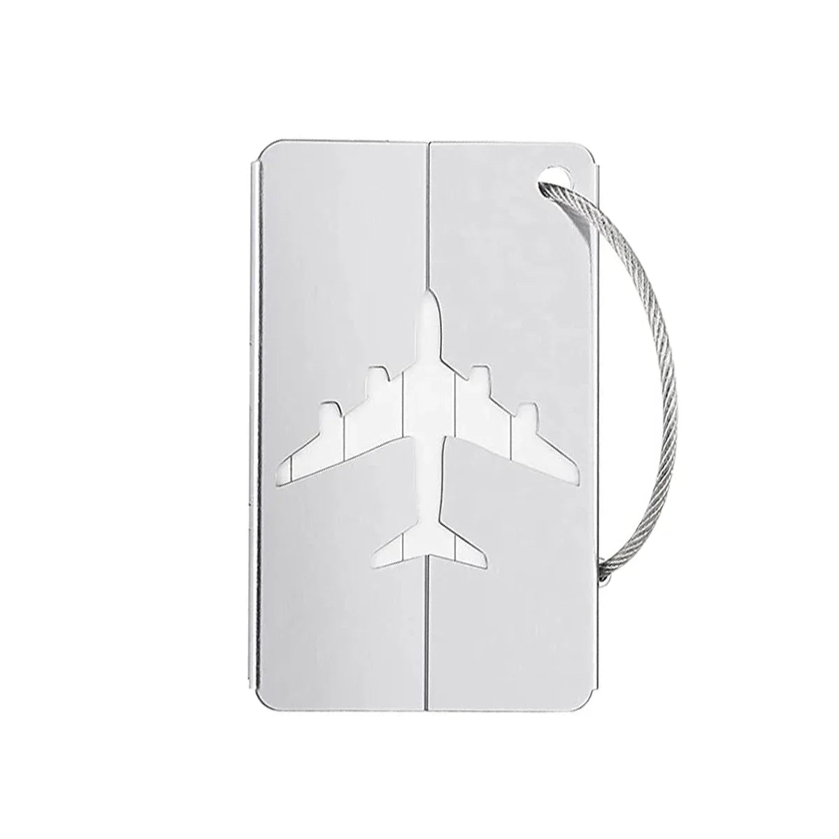 Aircraft-Grade Aluminum Luggage Tag with ID Card Slot