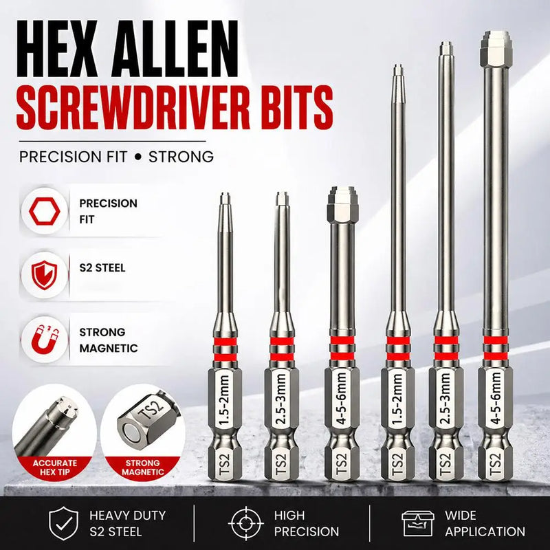 Multi-Size Pagoda Hex Screwdriver Bit Set