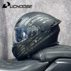 Modular Flip-Up Motorcycle Helmet with Removable Chin Guard