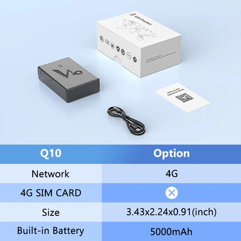 4G GPS Vehicle Tracker with Long Battery Life and Geo-Fence Alerts