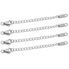 Stainless Steel Extension Chains with Lobster Clasps for Jewelry Making (10-Pack)