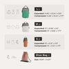Compression Packing Cubes Set with Expandable Travel Organizers