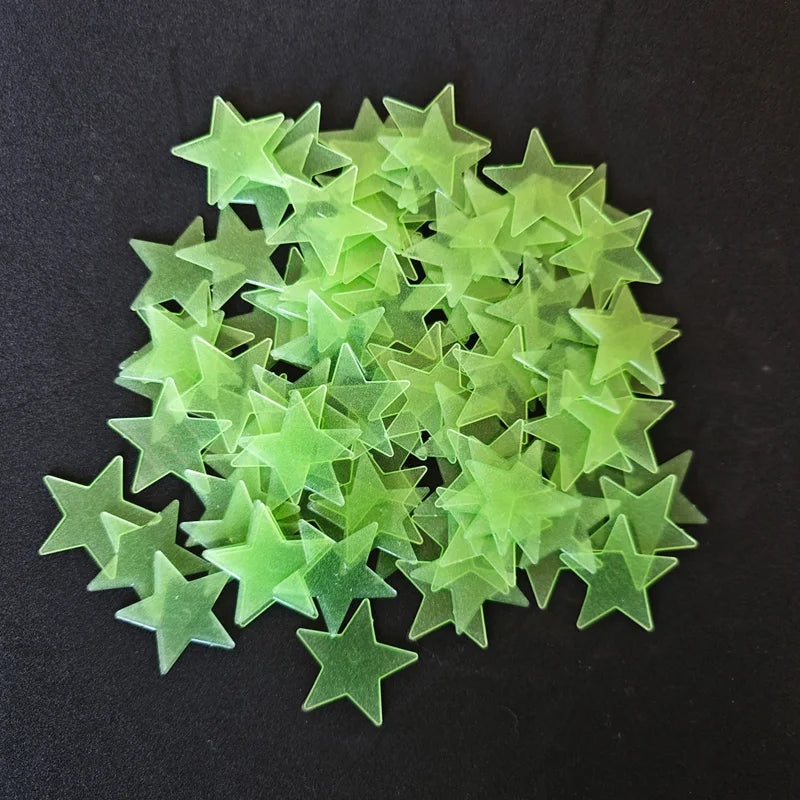 Calcomanías de Estrellas Brillantes en la Oscuridad para Pared
