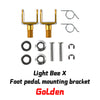 Durable Aluminum Footpegs with Pedal Bracket for Electric Dirt Bikes