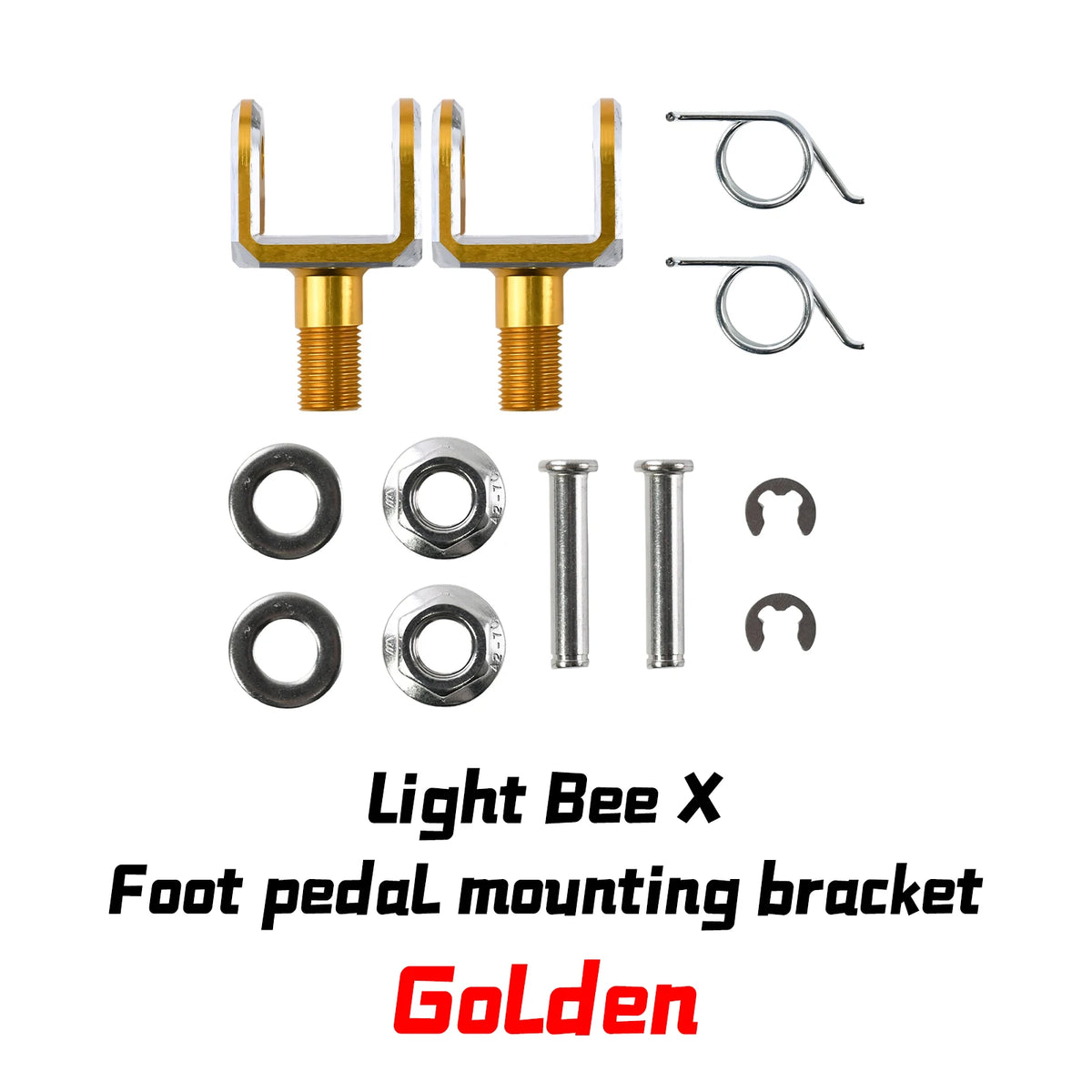 Durable Aluminum Footpegs with Pedal Bracket for Electric Dirt Bikes